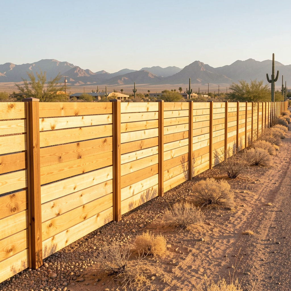 Wood Fence in Yuma, AZ - Image 2