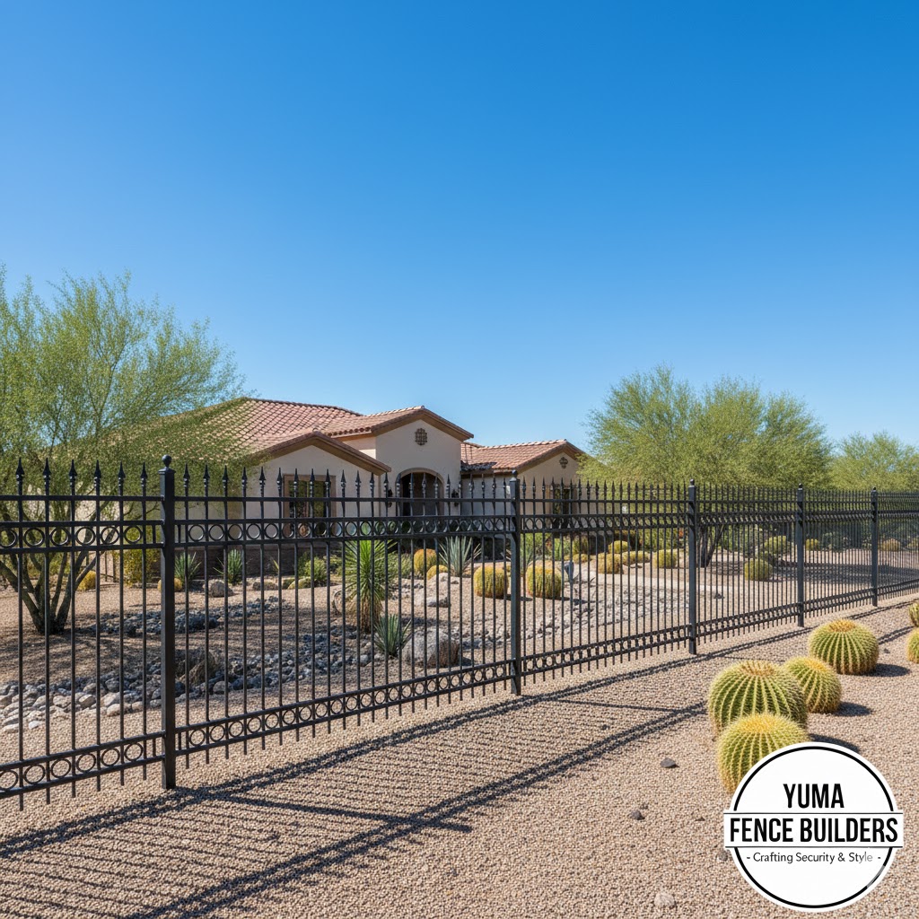 Wrought Iron Fence Installation in Yuma, AZ